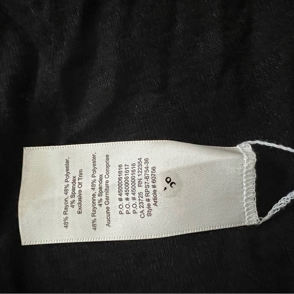 Aritzia Black Wrap Dress, M - Picture 4 of 6